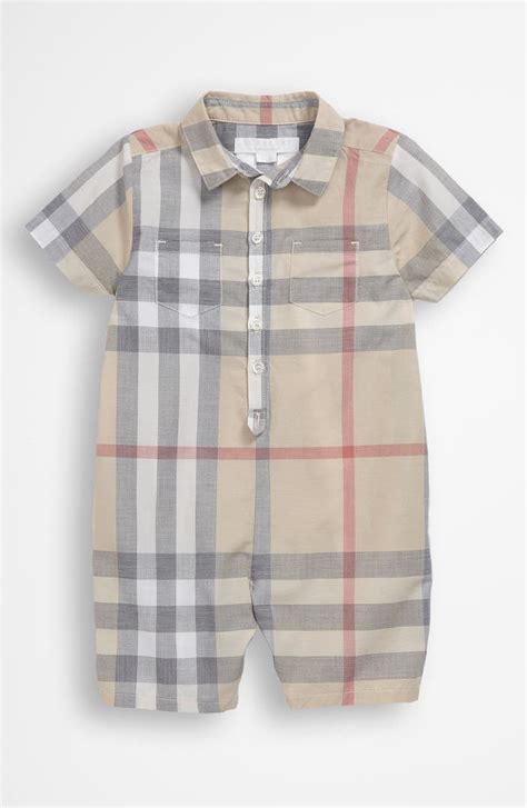 baby burberry romper